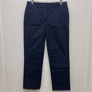 Theory Jorah Pants Cotton, Straight Leg Navy Sz 2